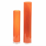 2x vaas Dutz, Cylinder, warm orange