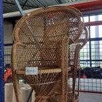 2x Set kinderpauwstoelen / peacockchair, naturel