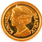 Gouden munt Koningin Beatrix