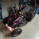Mini quad (Showroom model) UltraMotocross, 49cc, roze