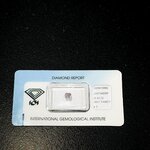 ( IGI Gecertificeerd ) Natuurlijke diamant – 0.45 Ct Fancy Pink Brown