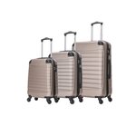 Reiskoffer set RoyaltyRolls, 3PCS, Champagne