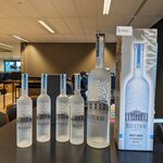 6x fles Vodka Belvedere, 4x 70cl, 2x 3 liter