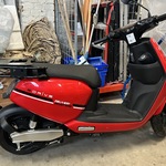 Elektrische scooter Edrive, rood