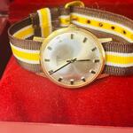 Gouden Pontiac heren horloge 14kt goud