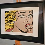 Roy Lichtenstein – Lithograaf – ”Crying Girl” – In nieuwe lijst