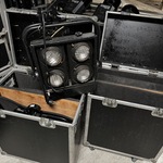 2x Flightcase incl. 2x CLS 4 eye blinder, zwart