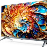 QLED Google TV met HDR 32″ met soundbar CHIQ, L32QM8G