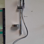Douchemengkraan incl. glijstang Hansgrohe, chroom
