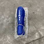 4 paar Scheenbeschermers Shark, Shin-In-Step, Blauw/Wit , XL