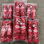 8 paar Scheenbeschermers Top Budo, Rood,  S & L