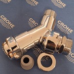 5x Mechanische tapkraan met beluchting Grohe, chroom