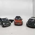3x Schaalmodel Mini, Cooper
