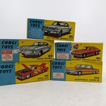 5x Miniatuur Corgi Toys