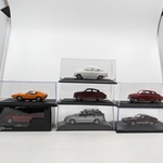 7x Miniatuur Saab, diverse modellen