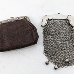 2x Zilveren beursjes  bouwjaar circa 1900