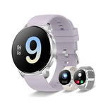 Laret Modern Dames Smartwatch Hartslagmonitor Oproepen en Spraakassist