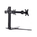 Iiyama DS1002D-B1 Monitor-tafelbeugel 2-voudig Zwart Kantelbaar