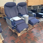 KLM, passagiers seat, 1st Class, 2-zits