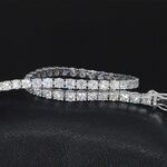 Witgouden tennisarmband met 7.16 carat briljant geslepen diamanten (EC