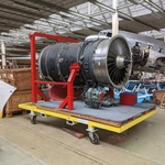 Vliegtuigmotor op frame, Rolls-Royce, Tay