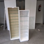 Presentatiebalie met 2x vitrinekast