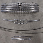 Peugeot gril met Audi logo