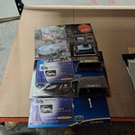 3x  Miniatuur auto Peugeot, Simca