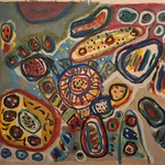Aquarel, Cobra, Zwart, 1964