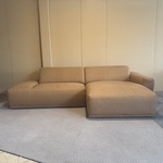 Hoekbank met lounge  Geel