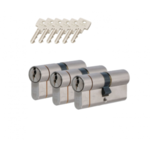 2x Deurcilinders sets a 3 st. Connection, 30/30