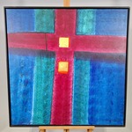Acryl schilderij, Maya Wildevuur, Abstract, 1992