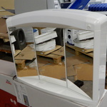 Spiegelkast met verlichting Jokey, Max, wit