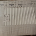 paneelradiator  Brugman , compact , wit t21 900×1120