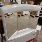 spiegelkast met verlichting Jokey, Max, wit
