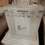 paneelradiator  Brugman , compact , wit t33 600×480