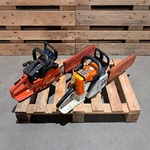 2x Benzine kettingzaag, DOLMAR | STIHL