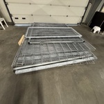 Hekwerk dubbelstafs met schuifpoort