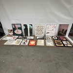 Ca. 23x Ingelijste design poster Paper Collective