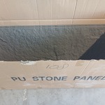 2x Pu stone paneel 120×60, Bruin, 2025