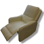 Elektrische lounge fauteuil, Incl massage, Beige, 2025