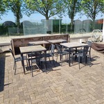 Partij diverse terras/tuin meubelen