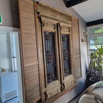 Houten wand decoratie