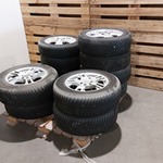 3x Autobanden met velg