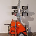 Lichtmast koppelbaar 230V 4x400W HQI mobiel Towerlight, Linktower, bou