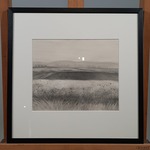 Tekening, H, Schäfer, Winterlandschap