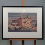 Aquarel, G. Riegstra, Halve maansteeg