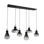 Hanglamp Flair 6 lichts Steinhauer Lighting, Zwart , 2024