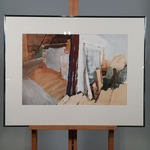 Schilderij, Jan Arons, Huwelijk, 1973