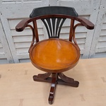 2x Purser’s Chair Ivory & Honey